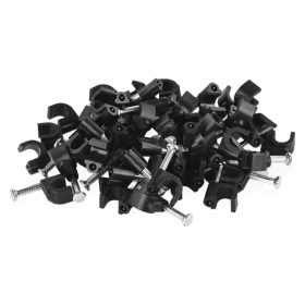 Kábelrögzítő bilincs szögelhető 10mm fek. A2825