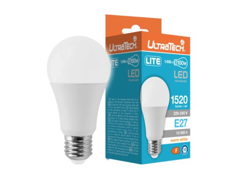 Led izzó E27 14W 3000K LedA1520E27L