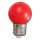 Színes izzó E27 piros LED 1W 270501