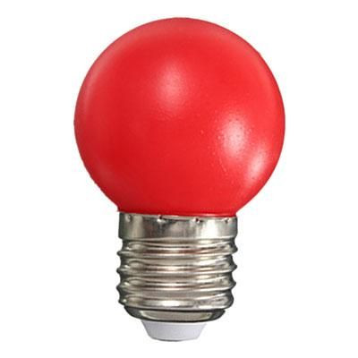 Színes izzó E27 piros LED 1W 270501