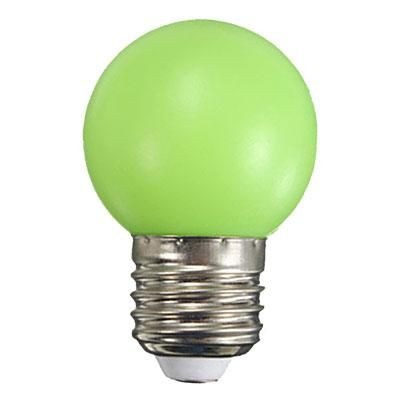 Színes izzó E27 zöld LED 1W 270505