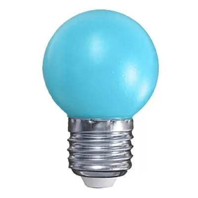 Színes izzó E27 kék LED 1W 270504