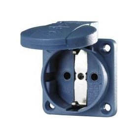 Háztartási dugalj beéíthető 2P+PE 411112