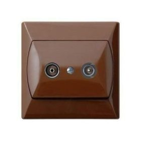 Akcent TV alj végzáró barna 122505