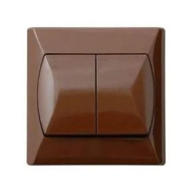 Akcent 105 kapcsoló  barna 122002