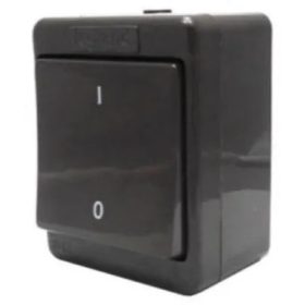 Kbi2-102vm vízmentes kétpólusú kapcsoló szürke