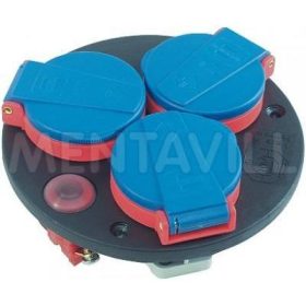 LE1081090 szerelőlap 3 csatl. alj-hoz