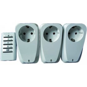 UT-RC31 távir. dugalj készlet 3+1 230V