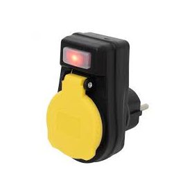 NVKO 1 kapcsolós dugvilla/alj IP44