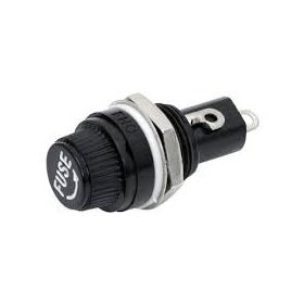 Üvegbiztosíték aljzat beépíthető 5x20mm BF52B