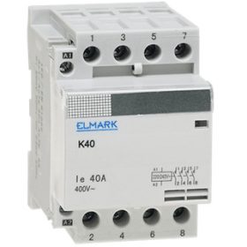 Elmark kontaktor 25A 4p 230C 2z 23412