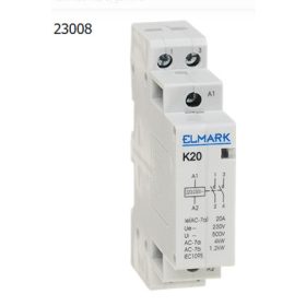 Elmark kontaktor 25A 2p 230V 2z 23013