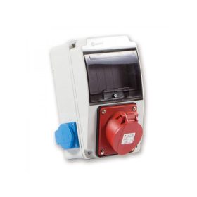 VID 3318-002-5000 doboz 1x5P 16A, 2x daf