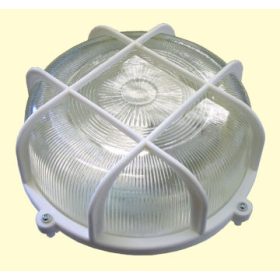 Hajólámpa  műa. rácsos kerek 231042