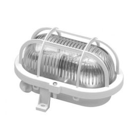 Hajólámpa 100W muanyagrácsos