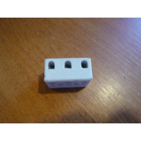 Porcelán sorkapocs 4mm 3 tagú