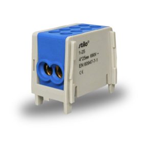 Fővezetéki sorkapocs kék 25 MM