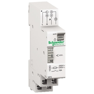 Lépcsőházi automata Schneider 15363 240V 16A