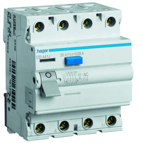 Hager Fi relé 4P 40A 30mA CD441J