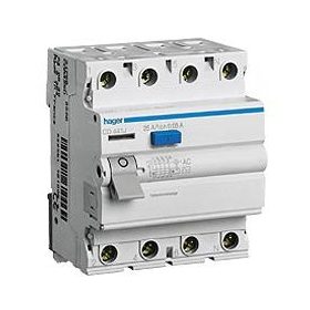 Hager Fi-relé 4P 25A 30mA CD426J