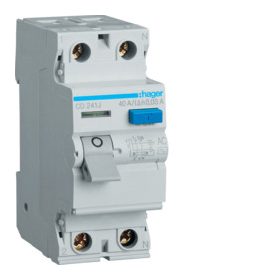 Fi relé 2p 40A 30mA Hager CDC740J