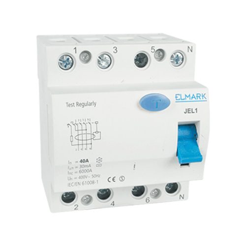 Fi relé 4p 40A 30mA Elmark 40441