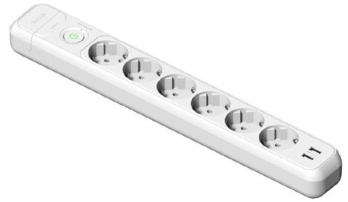 2536 hatos elosztó egyenes kapcsolós + 2db USB