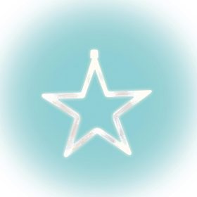 KID 411 világító ablakdísz elemes csillag