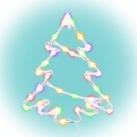 KID 502M világító ablakdísz fenyőfa IP44