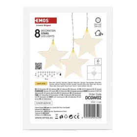 Karácsonyi izzósor kültéri csillag DCGW02