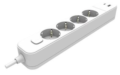 UT-EK42USB hosszabitó 4-es 2m kapcs. USB A+C