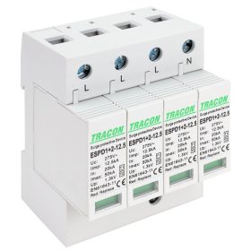 Túlfeszültség levezető ESPD12124 T1+T2 4P 50kA