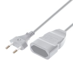 Hosszabbító 5m földeletlen NV 12-5/WH fehér