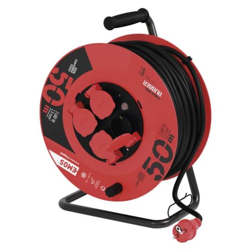 Kábeldob 50m gumi Emos P08250