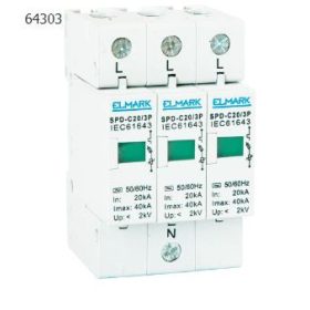 Túlfeszültség levezető C20/3p Elmark 64303