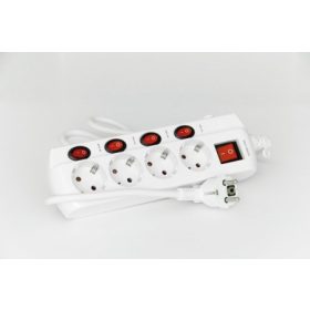 Kapcsolós hosszabitó 4-es 2m. UT-EKT4