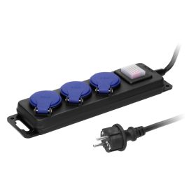 Hosszabbító 3m  IP44 gumi ORNO 13192 3-as