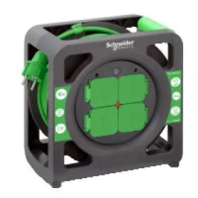 Kábeldob 15m H05VV-F 3x1,5 IP44 4X2P+F IMT33136