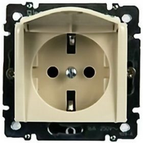 Valena 774322 csapfedeles dugalj IP44 elefántcsont