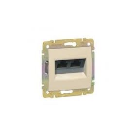 Valena 2xRJ45 UTP aljzat elef.