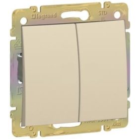 Valena 774308 dupla alternatív kapcsoló elefántcsont