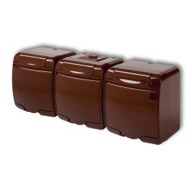 Aquastar 3-es dugalj vízm. barna