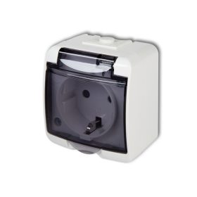 Aquastar vízmentes dugalj 1-es átlátszó csapfedéllel