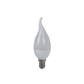 Led izzó E14 6W gyertya láng 3000K 99LED754