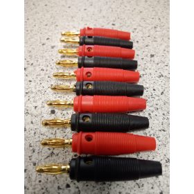 Banándugó piros, fekete, aranyozott BD-5G/BK , BD-5G/RD