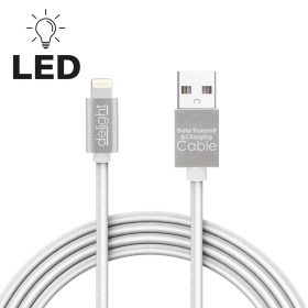  Gyorstöltő kábel 1m Lighting (Iphone)-USB 55442I- WH fehér