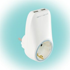 NV 2100 USB hálózati töltő 2x1A