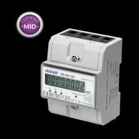 Mérőóra 3F dig. sínre patt. OP-WE-520