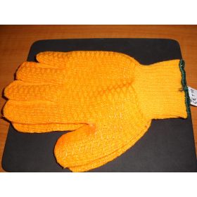 Védőkesztyű narancssárga mártott csúszásbiztos