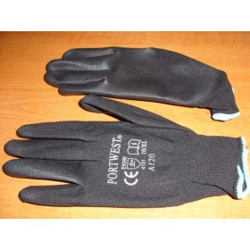 Védőkesztyű vékony cérna /fekete/